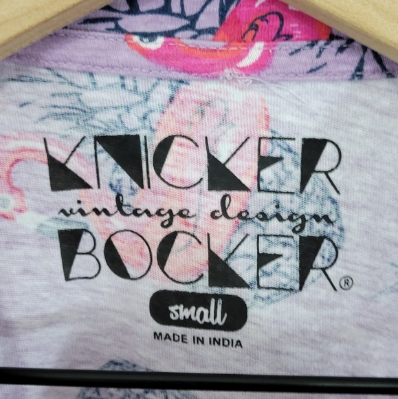 Knicker Bocker flamingo float print tshirt - Picture 4 of 6